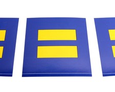 5 3x3 for $5 - Human Rights Campaign Decal Sticker Gay Pride LGBTQ Equality picture