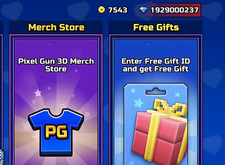 Pixel Gun 3D gems and coins for sale picture