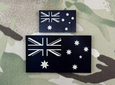 Australian IR Flag Patch Set Tan Task Force 66 SOTG SASR 2 Commando Infrared V1 picture