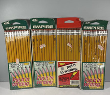 Vintage Empire No. 2 Pencils Lot of 4 Sealed 10-Pack Put It In Writing USA NOS picture