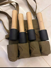 Viet Name Era Viet Cong Chinese ARMY stick grenade canvas pouch marked 1966 picture