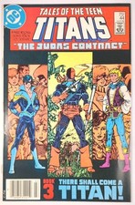 Tales of The Teen Titans #44 1st Appearance Of Nightwing DC Perez 1984 Fine - VF picture