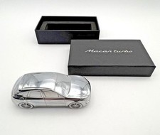 Porsche Macan Turbo Paperweight Metal Silver Limited Edition 1:43 Model picture