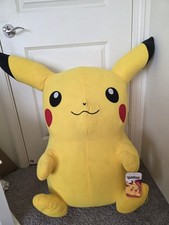 ADORABLE RARE JUMBO 32 INCH POKEMON PIKACHU PLUSH WITH TAG AND  picture