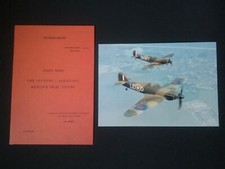 SPITFIRE PILOTS BOOKLET, EXTRACTS FROM THE OFFICIAL PILOTS NOTES & ADVICE+PHOTO picture