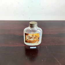 Vintage Benerva Roche Vitamin B1 Tablets Glass Bottle Switzerland Old Props G652 picture