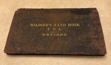 Antique 1900 SOLDIER'S HAND BOOK U.S.A. REVISED No Writing In Book picture