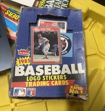 1985 Fleer Box EMPTY With Pete Rose Picture, No Cards picture