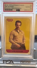 2018 Topps Stranger Things Jim Hopper Character Stickers #2 PSA 10 68622416 picture