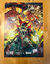 BlizzCon 2026 Diablo Immortal x Spawn Poster Signed by Todd McFarlane 1 of 100 picture