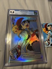 FAME: SATOSHI TAJIRI CGC 9.8 ASH’S DETERMINATION FOIL POKEMON #13/151 COA picture