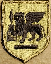 US Army Southern European Task Force SETAF AFRICA VTG OD Green & Black BDU patch picture
