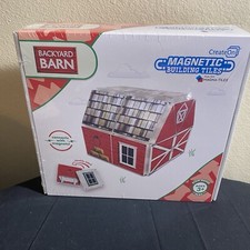 NEW Backyard Barn  Magnetic Tiles Building picture