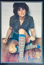 LINDA RONSTADT Signed 1972 Self-Titled Promo Poster Vintage Autograph JSA COA picture