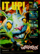 Eidos Whiplash PS2 Xbox Video Game Poster Ad Print Oct 2003 Vintage Original picture