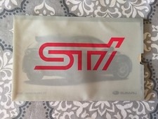2008 Subaru WRX STI Promo Brochure Slide Case Kit W/ Fraternity of STI Swag, NEW picture