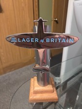 SPITFIRE THE LAGER OF BRITAIN  BEER TAP HANDLE.LONDON . EXTREME RARE picture