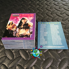 XENA WARRIOR PRINCESS SEASON 6 72-TRADING CARD SET 2002 RITTENHOUSE +1 WRAPPER  picture