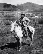 Theodore Roosevelt 26th President 8X10 Photo Teddy on horse in Colorado 1905 picture