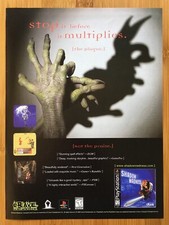 Shadow Madness PS1 Playstation 1 1999 Vintage Poster Ad Art Horror RPG Rare HTF picture