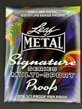 Leaf 2024 Metal Signature Series 1/1 Proof Sports Card ***TAMPER SEAL INTACT*** picture