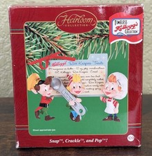 Carlton Cards Heirloom Ornament Kellogg's Snap, Crackle, & Pop  Rice Krispie New picture