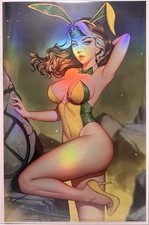 FOIL* Playtime #1 🔥 Southern Belle Bunny Anna Marie Rouge 🔥 Dravacus Ltd 1/10 picture