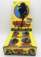 Topps Dick Tracy Wax Pack Sealed 1990 picture