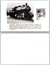 RPPC Old 152 Locomotive Kentucky Railway Museum Al Capone Photo Postcard picture