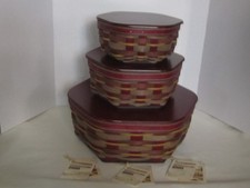 Longaberger 2011 CRIMSON HILL GENERATIONS Baskets 8