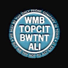 Bell telephone Company Vtg Rubber Flexible Fridge Magnet 70's Advertising picture