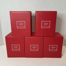 Lenox Very Merry Christmas Porcelain Set of 5 Ornaments New In Boxes picture