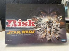 Parker Brothers Star Wars Risk Board Game Clone Wars Edition 2005 COMPLETE VG M picture