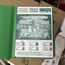 original  Striker, Extreme Stern Xtreme ￼ pinball MACHINE  manual Arcade Game picture