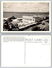 Vintage Cliff House & Seal Rocks San Francisco Postcard Hi-Gloss Print 1930s picture