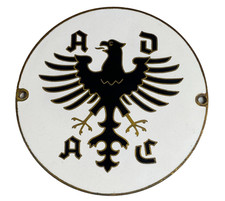 Volkswagen Club Badge Enamel Fritz Reu Co ADAC Authentic VW German Vintage picture