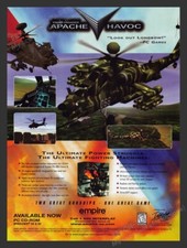 Enemy Engaged: Apache Havoc 1990s Video Game Print Advertisement 1999 picture