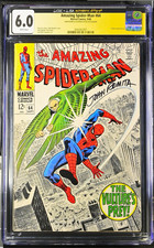 Amazing Spider-Man #64 (1968) CGC JSA 6.0 Signed John Romita White Pages picture