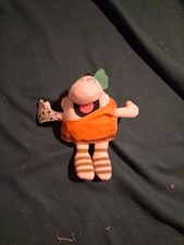 Little Caesars Pizza Pizza Caesar Plush 1990 Promo Toy Hanger Loop Vintage picture