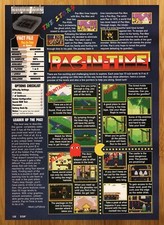 1994 Pac In Time SNES Gameboy PREVIEW Print Ad/Poster Pac Man Video Game Art 90s picture