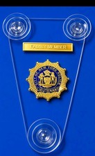 NOVELTY CAR DASH WINDSHIELD ORNAMENT 2026 NYPD LBA LIEUTENANTS AUTHENTIC NYC picture