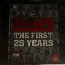 WWE RAW The First 25 Years Book Signed Autograph Foreword by Vince McMahon picture