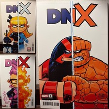 DNX #1 Skottie Young Collection Variants. Marvel X-Men FF 2026. 3 Books picture