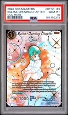 2026 GOD RARE #BT30-149 BULMA, OPENING CHAPTER PSA 10 picture