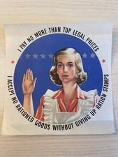 Make This Pledge - WW2 I Pay No More Than Top Legal Prices. I Accept No Rationed picture