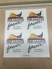 Pheasants Forever Member Sticker Decal - The Habitat Organization 4x picture