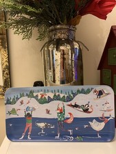 Anthropologie Holiday Disney Platter Tray school kid Christmas Tree plate gift ' picture