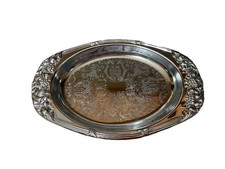 Vintage Shelton Ware NYC Oval Serving Tray Embossed picture