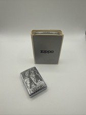 Barrett Smythe Zodiac Series Libra Brass Vintage Zippo Lighter, circa 1997 picture