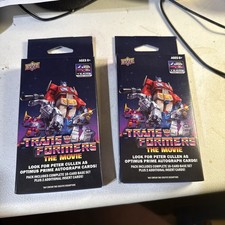 Upper Deck Transformers The Movie 40th Anniversary 2 Packs 12 Cards 2026 picture